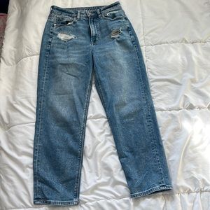 American Eagle Mom Straight Jean, 6 Short